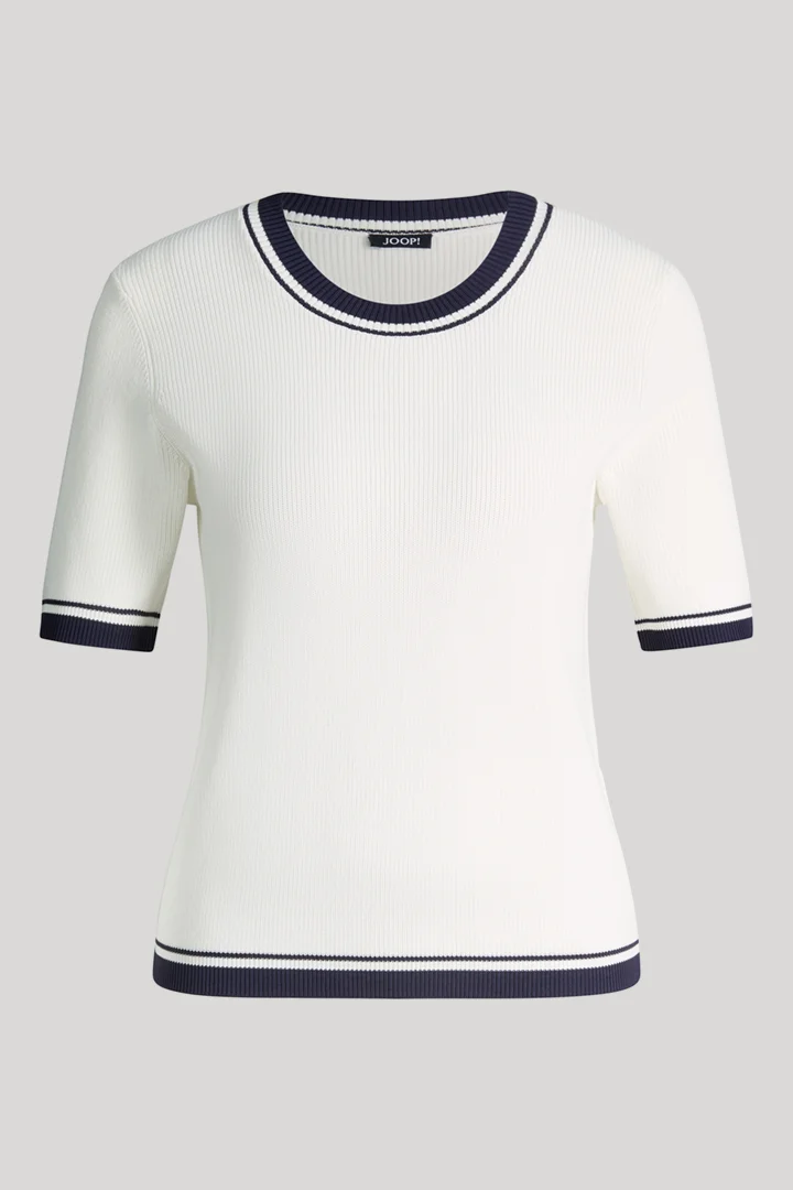 Kirela knitted shirt in off-white