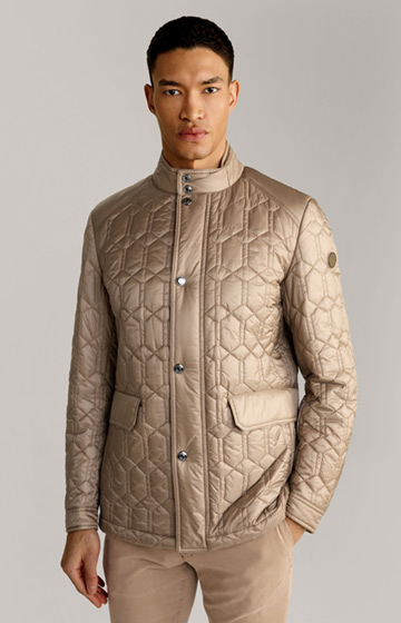 Claylor Quilted Jacket in Light Brown