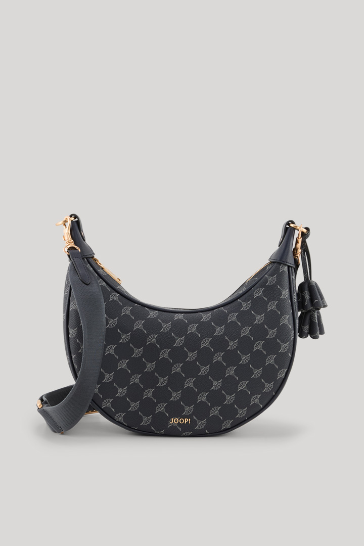 Führt zu Produktdetailseite „Schultertasche Cortina Jennifer in Navy gemustert"