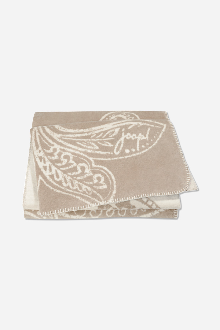 Führt zu Produktdetailseite „Wohndecke JOOP! PAISLEY in Taupe, 150 x 200 cm"