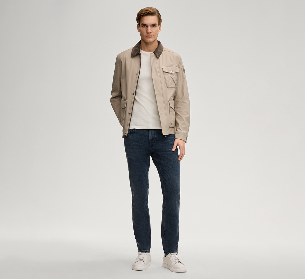 JOOP! presents the product Svenor Pullover in Off-white from the category Knitwear