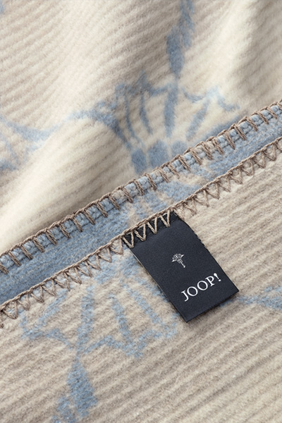 Leads to product detail page "Joop! cornflower throw 150x200 cm, sky blue"