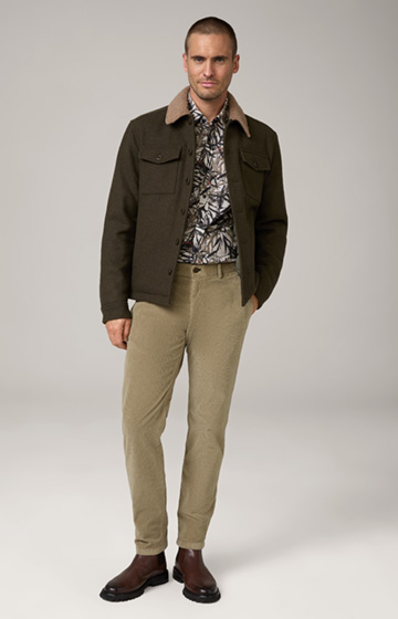 Matthew Corduroy Chinos in Olive