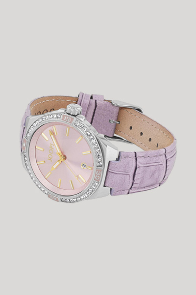 Leads to product detail page "Women’s wristwatch in pastel purple"