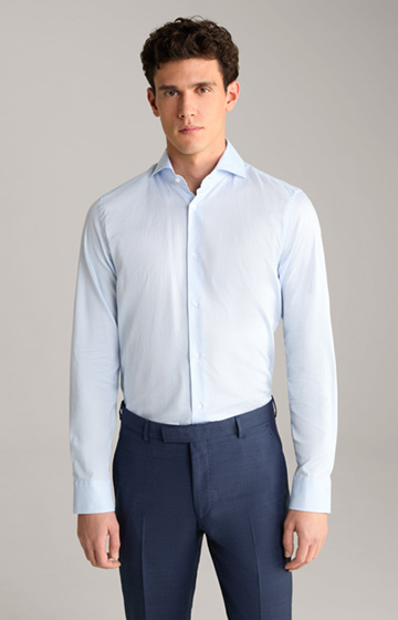 Pai Cotton Shirt in a Light Blue Pattern
