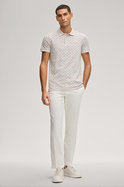 Cornflower Poloshirt Paigam in Offwhite