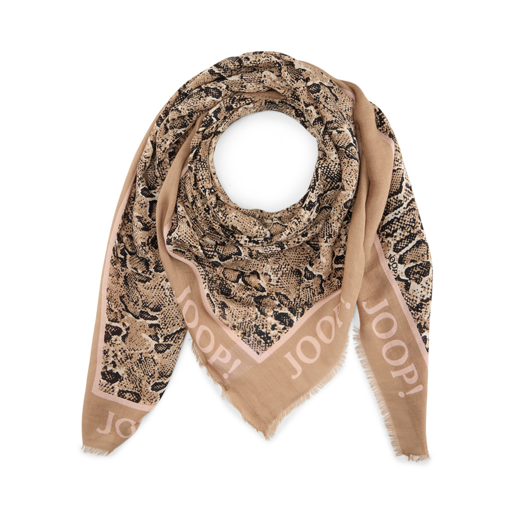 Alma Scarf in a Light Brown Pattern in the JOOP! Online Shop