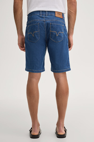 Mabrouk denim blue jeans shorts