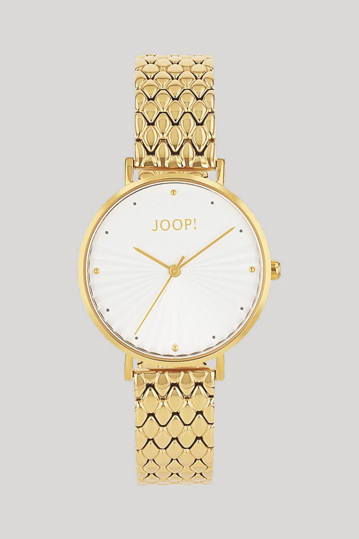 Leads to product detail page "Women's gold wristwatch"