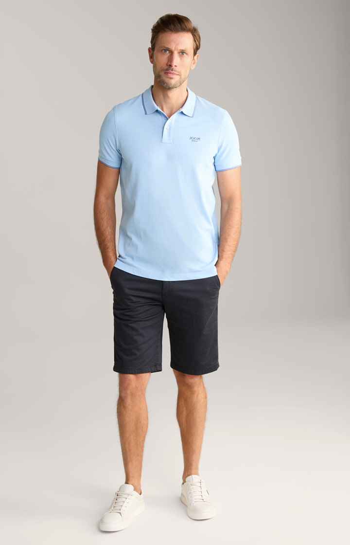 Agnello Polo Shirt in Light Blue