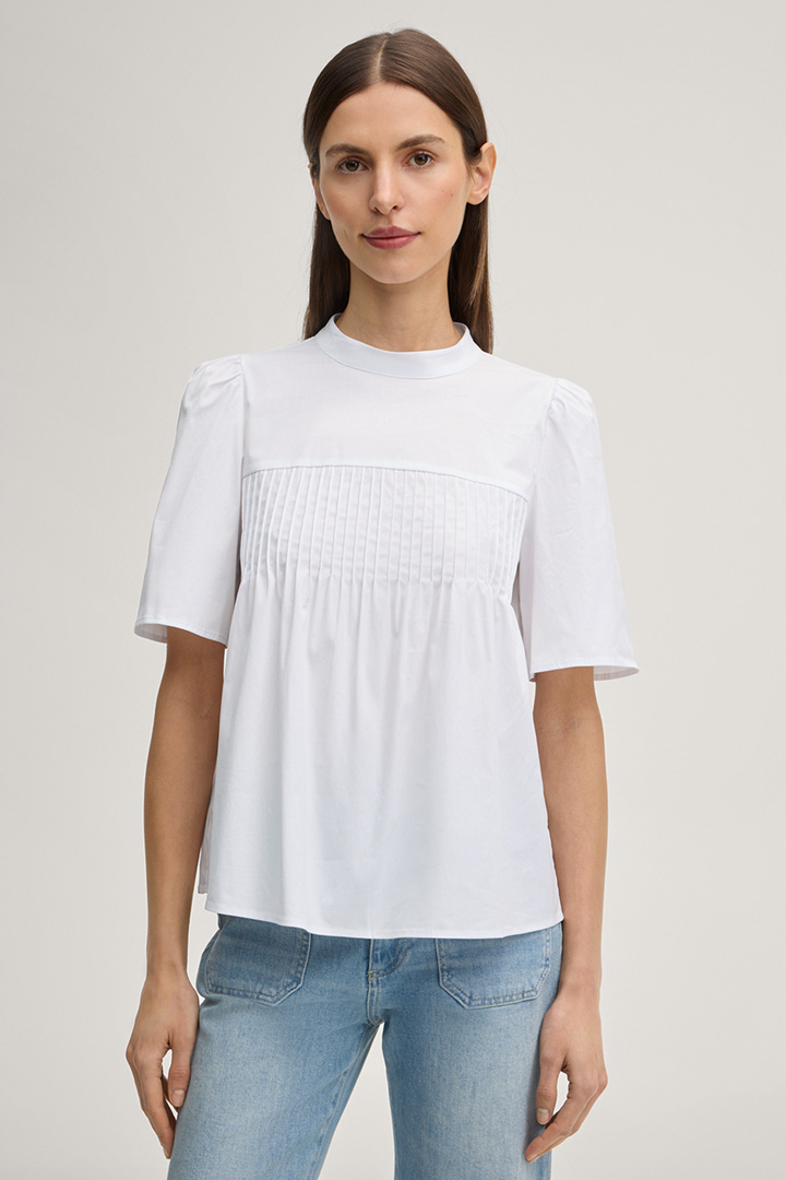 Führt zu Produktdetailseite „Bluse Baberine in Weiß"