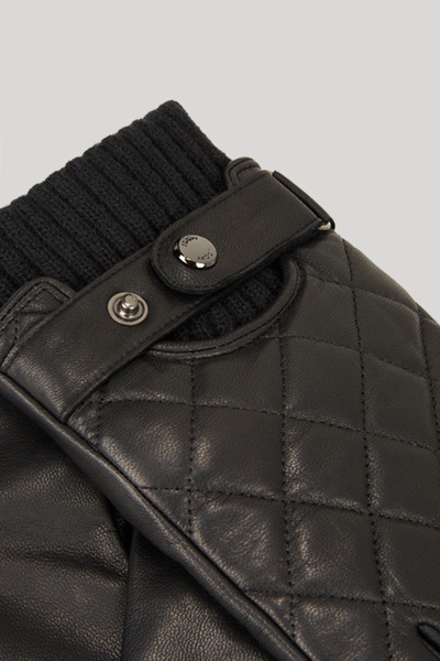 Lederhandschuhe in Schwarz