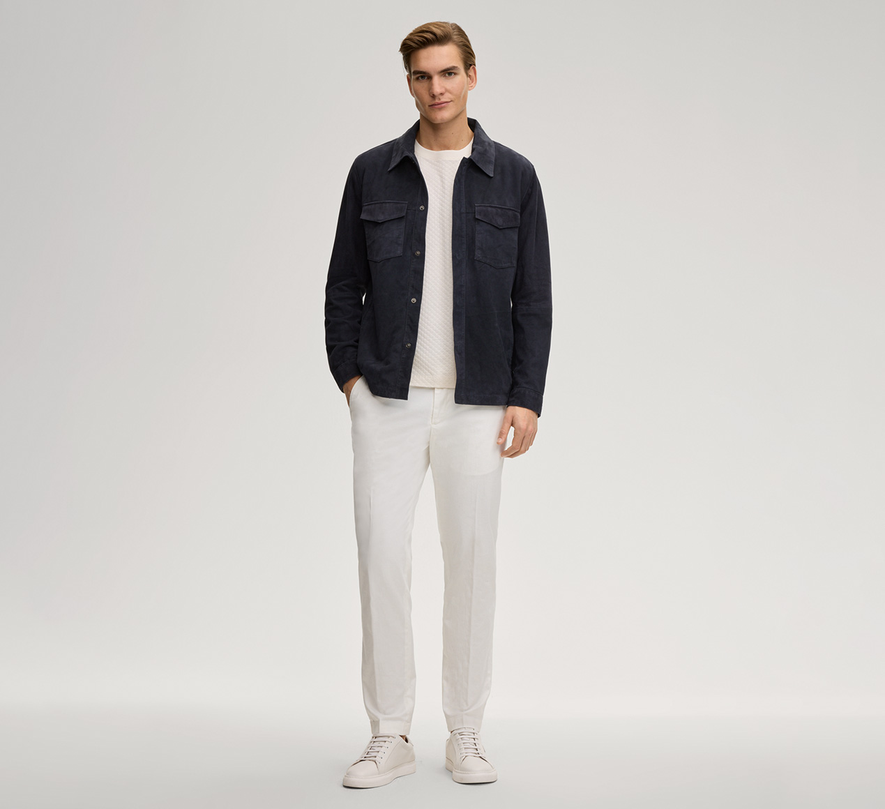 JOOP! präsentiert das Produkt Overshirt Atorn in Navy aus der Kategorie Jacken