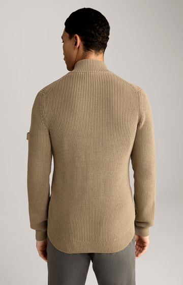 Hajor Cardigan in Light Brown