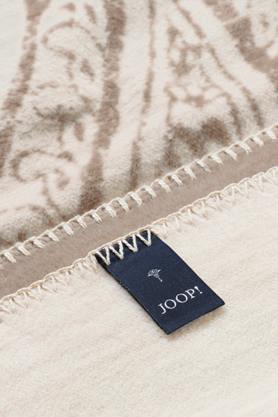 Wohndecke JOOP! PAISLEY in Taupe, 150 x 200 cm