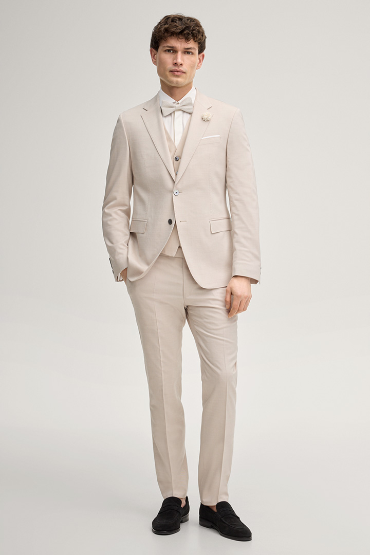 Leads to look detail page “Wedding modular suit Herby-Blayr in light beige”