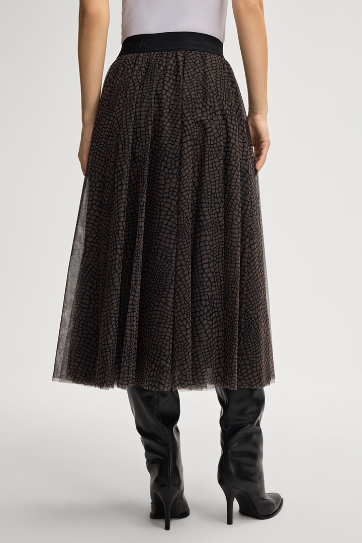 Fridi Skirt in a Brown/Black Pattern
