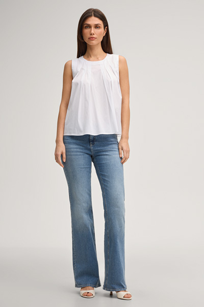 Blusen-Top Barbarine in Weiß