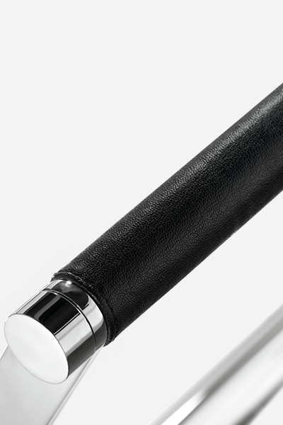 JOOP! CHROMELINE Towel Rack in Chrome/Black