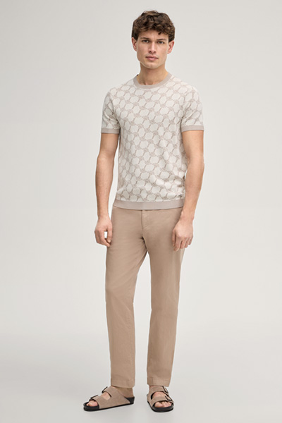 Ravao Knitted Shirt in Ecru