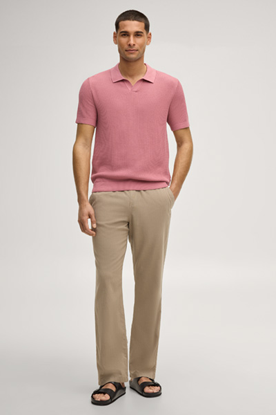 Adrianor knitted jumper in dusty pink