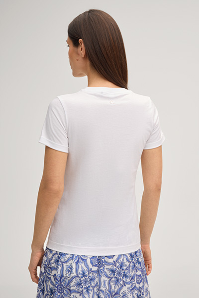 T-Shirt Tulya in Weiß