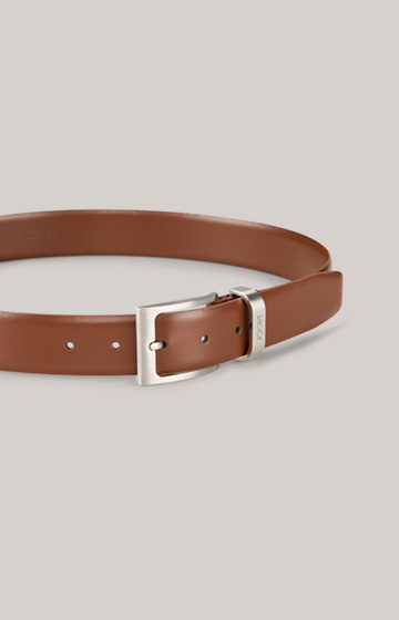 Leather Belt in Cognac