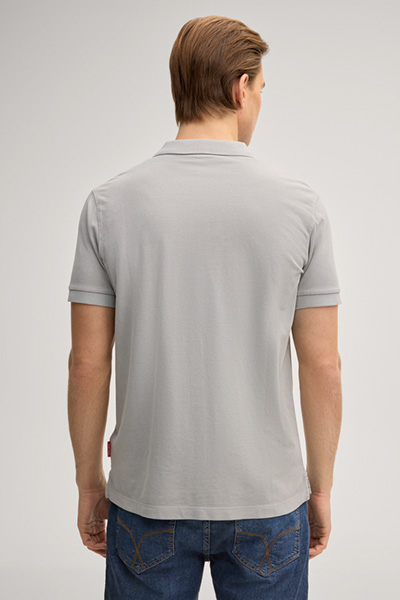 Ambrosian Polo Shirt in Light Grey