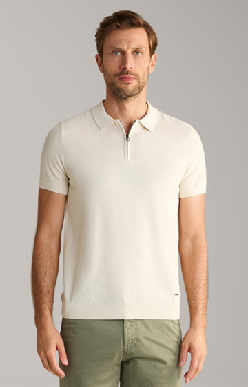 Vancro Cotton Polo Shirt in Natural