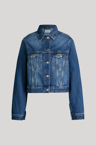 Imani denim jacket in blue denim