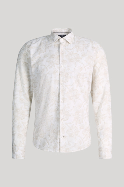 weiß/beige gemustert