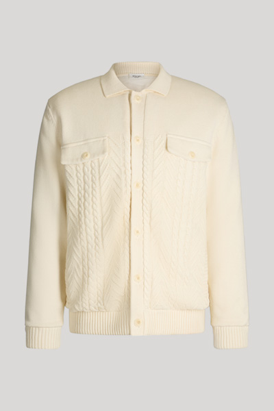 Strickjacke Walto in Creme