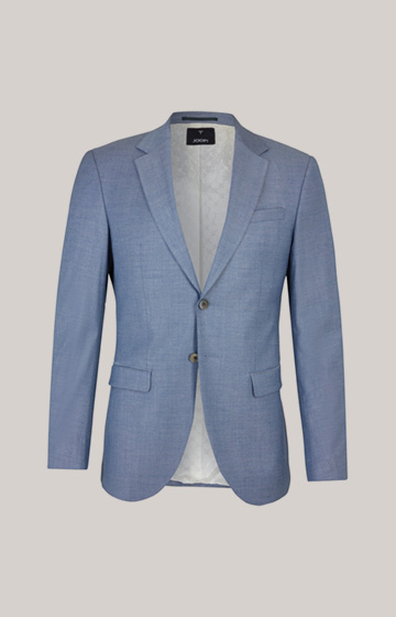 Damon Wedding Modular Jacket in Textured Light Blue