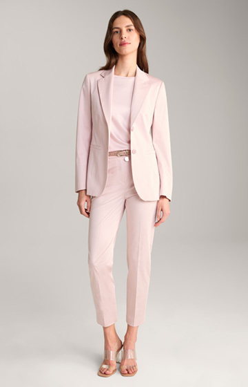 Satin Blouse-Style Shirt in Pink