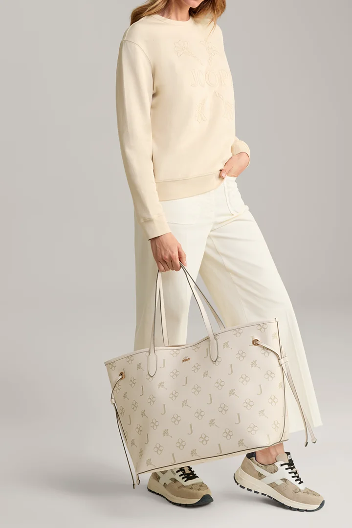 Führt zu Produktdetailseite „XL-Shopper Decoro Stampa Lara in Greige"