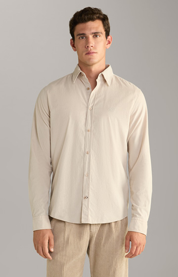 Cord-Hemd Hanson in Beige