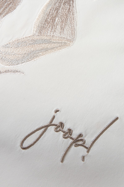 Leads to product detail page "Joop! flora decorative cushion cover 40x60 cm, natural"