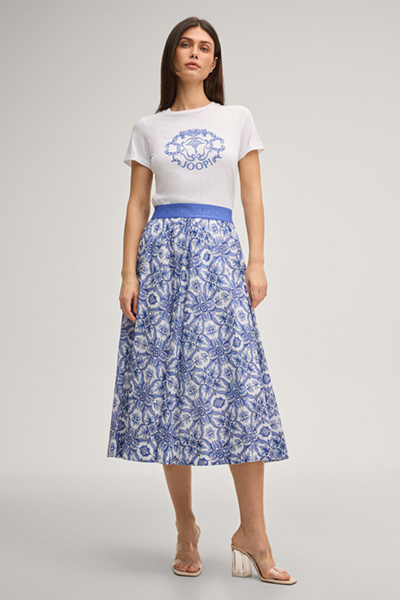 T-Shirt Tulya in Weiß