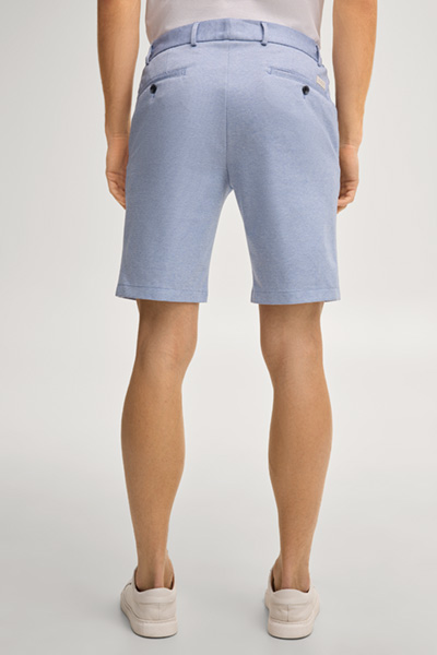 Führt zu Produktdetailseite „Jersey-Chino-Shorts Capri in Hellblau"