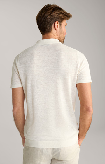 Malioso Linen-blend Polo Shirt in Natural