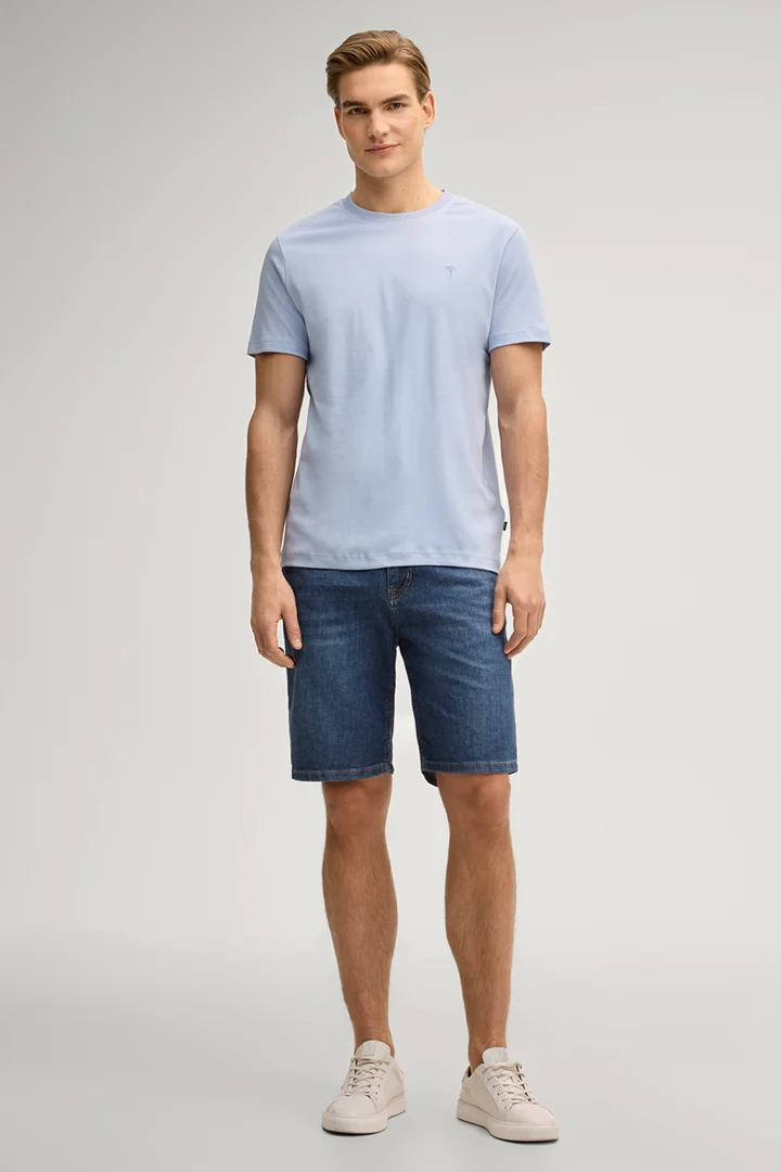 Führt zu Produktdetailseite „T-Shirt Priamo in Hellblau"