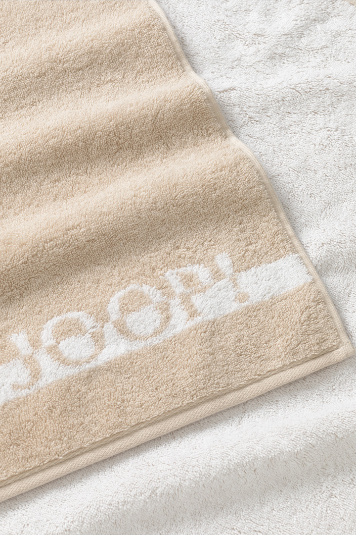 JOOP! SPLIT DOUBLEFACE Guest Towel in Natural, 30 x 50 cm