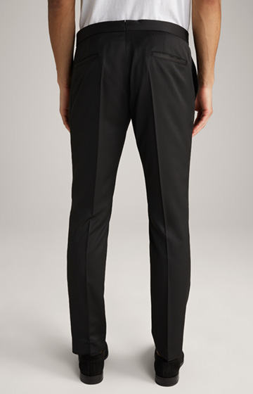 Bask Modular Evening Suit Trousers in Black