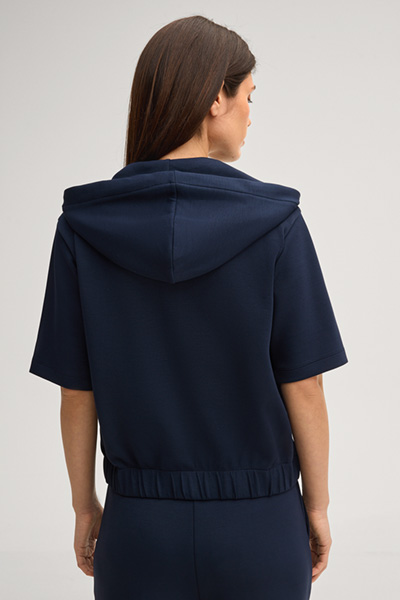 Sweatjacke Thérèse in Navy