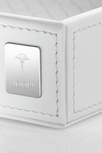 Tablett rechteckig, JOOP! BATHLINE, Weiß