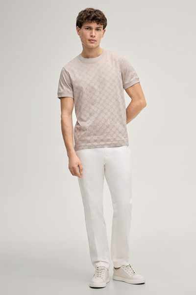 Davison Cornflower T-shirt in Beige