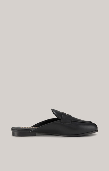 Pantofle mules Unico Aperta w kolorze czarnym