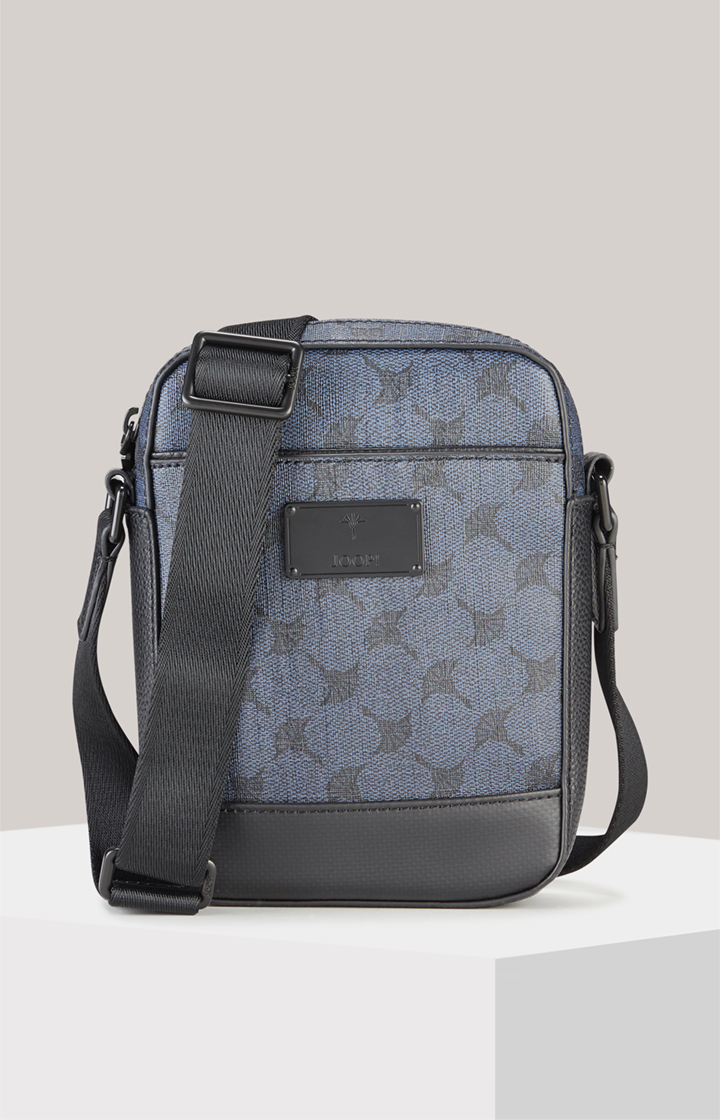 Mazzolino Rafael Shoulder Bag in a Dark Blue Pattern