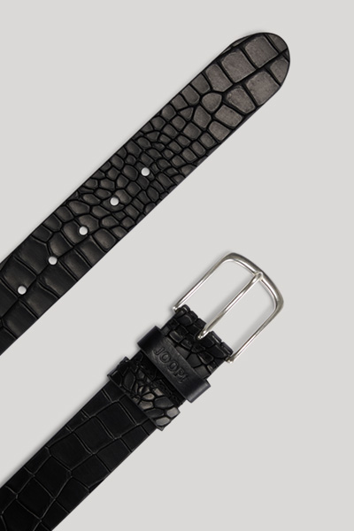 Leather Belt in Black