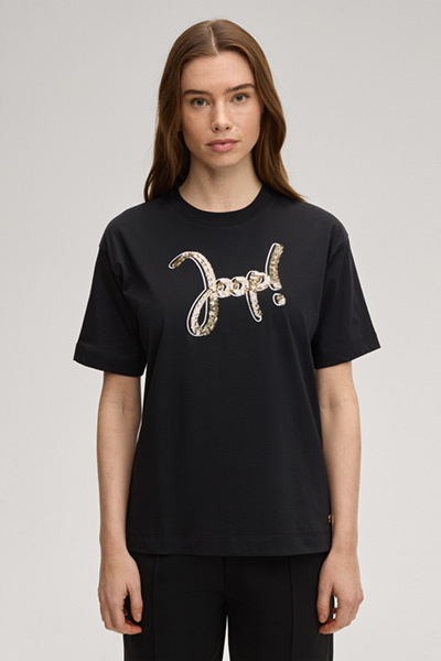 T-Shirt Toraya in Schwarz